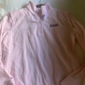 Vineyard vines pink zip up